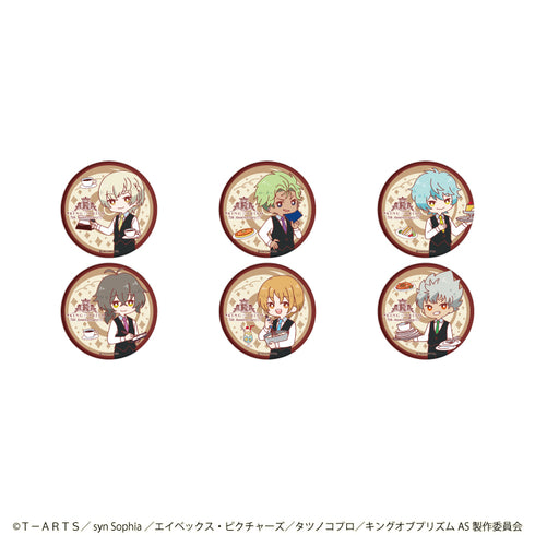 『KING OF PRISM ALL STARS -プリズムショー☆ベストテン-』缶バッジ 21/BOX(全6種) 喫茶(レトロアートイラスト)